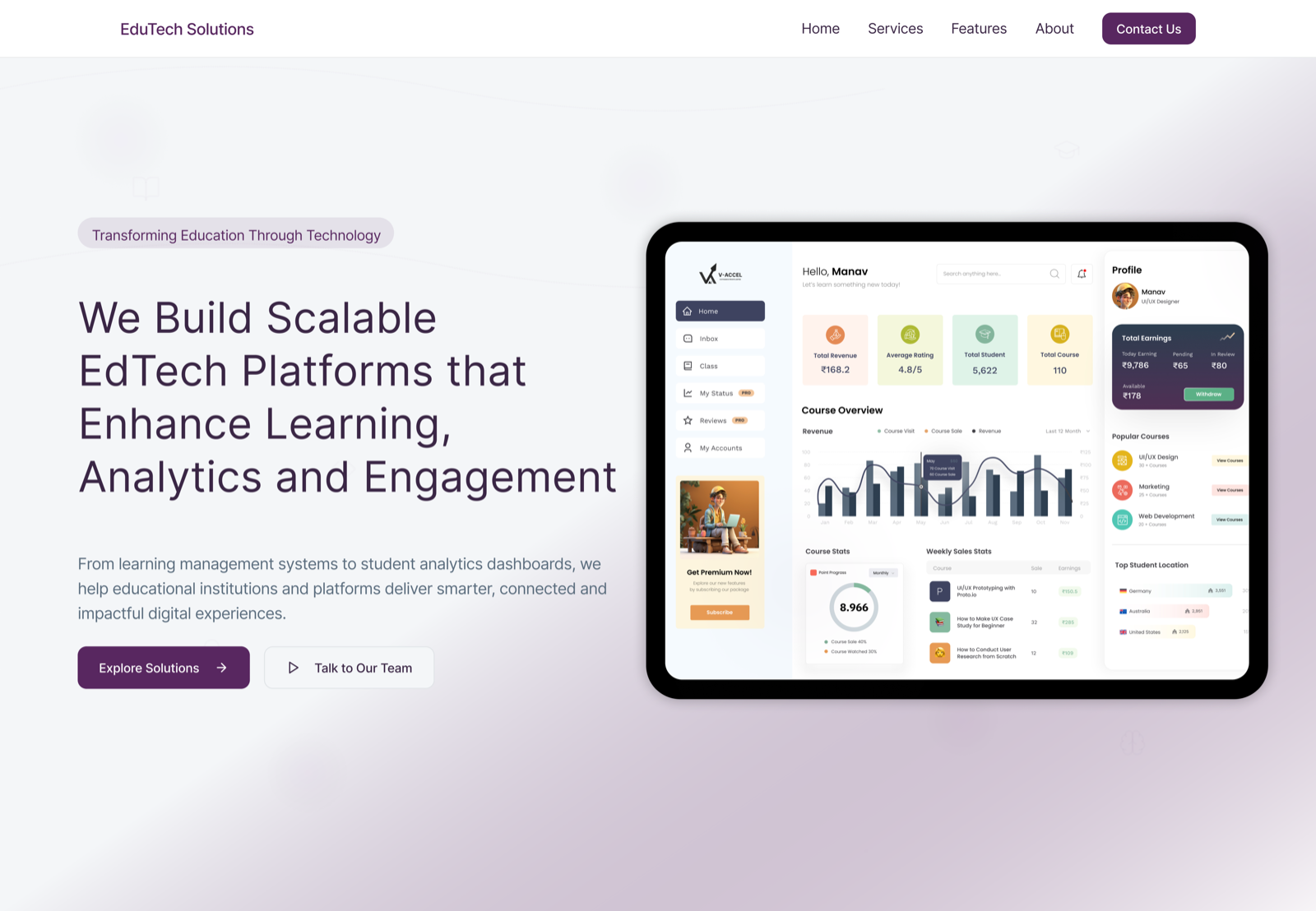 EdTech Dashboard
